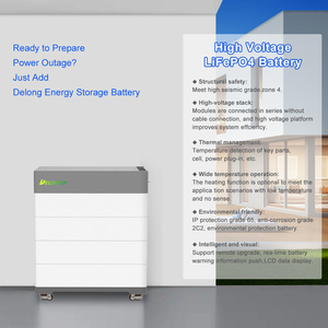 Batterie HV empilable LFP51200 en gros, plage de tension large de 102,4 V à 614,4 V, capacité de 10 kWh à 60 kWh pour solution murale d'alimentation BESS H - Product Image 4