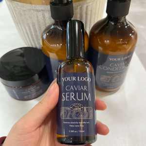 Produits de soins capillaires pour enfants de marque privée OEM Huile capillaire organique légère sans rinçage au caviar pour plus de brillance et de douceur - Product Image 3