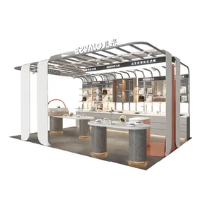 Professional Retail Shop Design Service Customized Mobile Accessories Kiosk Design For Shopping Mall