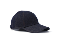 Casquette de baseball en jean vierge usée personnalisée OEM Casquette de papa en tissu denim vieilli unisexe Casquette en jean bleu délavé de luxe