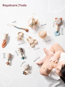 Coffret <span class=keywords><strong>Cadeau</strong></span> Youdai pour Bébé : Jouets Hochets en Silicone (0-1 an) – Ensemble de 5 Pièces pour Nouveau-né (6 <span class=keywords><strong>Mois</strong></span> et Plus) - Product Image 4