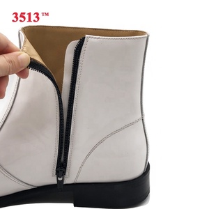 Botines <span class=keywords><strong>de</strong></span> <span class=keywords><strong>charol</strong></span> blancos <span class=keywords><strong>para</strong></span> <span class=keywords><strong>hombre</strong></span>, zapatos Chelsea - Product Image 5