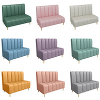 Banc en velours multicolore de haute qualité, prix de gros, canapé de restaurant, mobilier de salle à manger, ensemble de banquettes et de chaises avec liste de prix