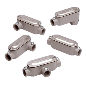Cuerpo <span class=keywords><strong>de</strong></span> Conducto Roscado LB, <span class=keywords><strong>Aluminio</strong></span> Fundido a Presión, Cubierta <span class=keywords><strong>de</strong></span> Acero Estampado, 1 <span class=keywords><strong>Pulgada</strong></span> - Product Image 6