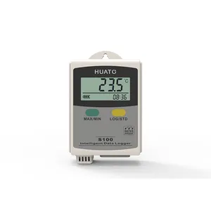 Armazenamento frio/pesquisa agrícola/armazém usa sensor digital de temperatura única ultra-baixo consumo de energia logger de dados