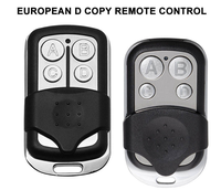 Telecomando 433Mhz per Cancello Elettrico e Porta Garage, Duplicatore a 4 Pulsanti, Sostituzione Chiave in Plastica ABS, Portata 30m, Telecomando per Auto