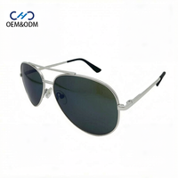 JJH26034 OEM et ODM – Lunettes de soleil unisexes en métal, durables et élégantes, avec protection UV, monture métallique de qualité supérieure