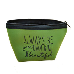 Pochette de voyage personnalisée en autres matériaux pour cosmétiques, petite trousse de maquillage avec fermeture éclair, réutilisable et portable, motif personnages - Product Image 2