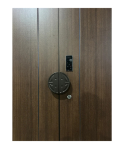 Thiết kế hiện đại thép bọc thép lối vào an ninh cửa bán buôn cho biệt thự nhà Hợp kim nhôm hoàn thành tấm kính vật liệu sắt - Product Image 4