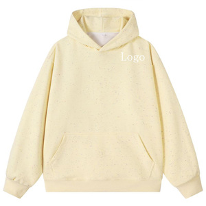 Sudaderas con capucha personalizadas azul al por mayor de espuma de gran tamaño de algodón Graffiti inspirado logotipos calidad peso pesado Puff impresión Sudadera con capucha - Product Image 1