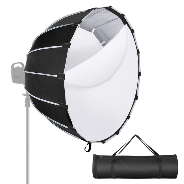 Tianmei Photographic Parabolic Softbox Bowens Mount Video Studio 70 90 120 cm Soft Box with Bag Diffuser Grid