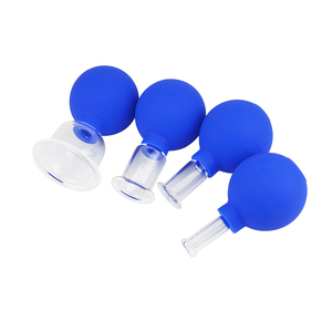 Kit de ventouses faciales en verre pour <span class=keywords><strong>massage</strong></span> sous vide <span class=keywords><strong>anti</strong></span>-<span class=keywords><strong>cellulite</strong></span> - PVC pour <span class=keywords><strong>massage</strong></span> corporel, drainage lymphatique et fascia - Product Image 6