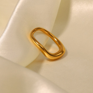 New Fashion Natural Stone African <strong>Turquoise</strong> Agate Rope Sun 18K Gold Plated Stainless Steel Opening Rings