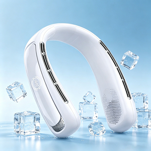 Customizable Hands-Free Neck Outdoor/Indoor Use Portable <b>Usb</b> Charging <b>Mini</b> Hanging <b>Fan</b> - Product Image 1
