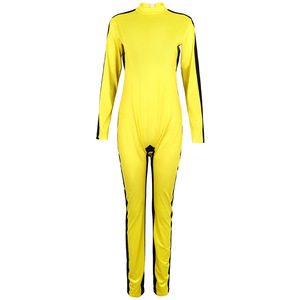 Costume de Kung Fu Bruce Lee en spandex jaune, costume de cosplay, tenue de scène, taille adulte - Product Image 5