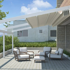 Hiện Đại Sang Trọng Điện Có Thể Thu Vào Vườn Mái Hiên Hệ Thống Ngoài Trời Patio Và Sân Hiên Có Thể Gập Lại Tán Mưa Tán Cho Ngoài Trời - Product Image 2