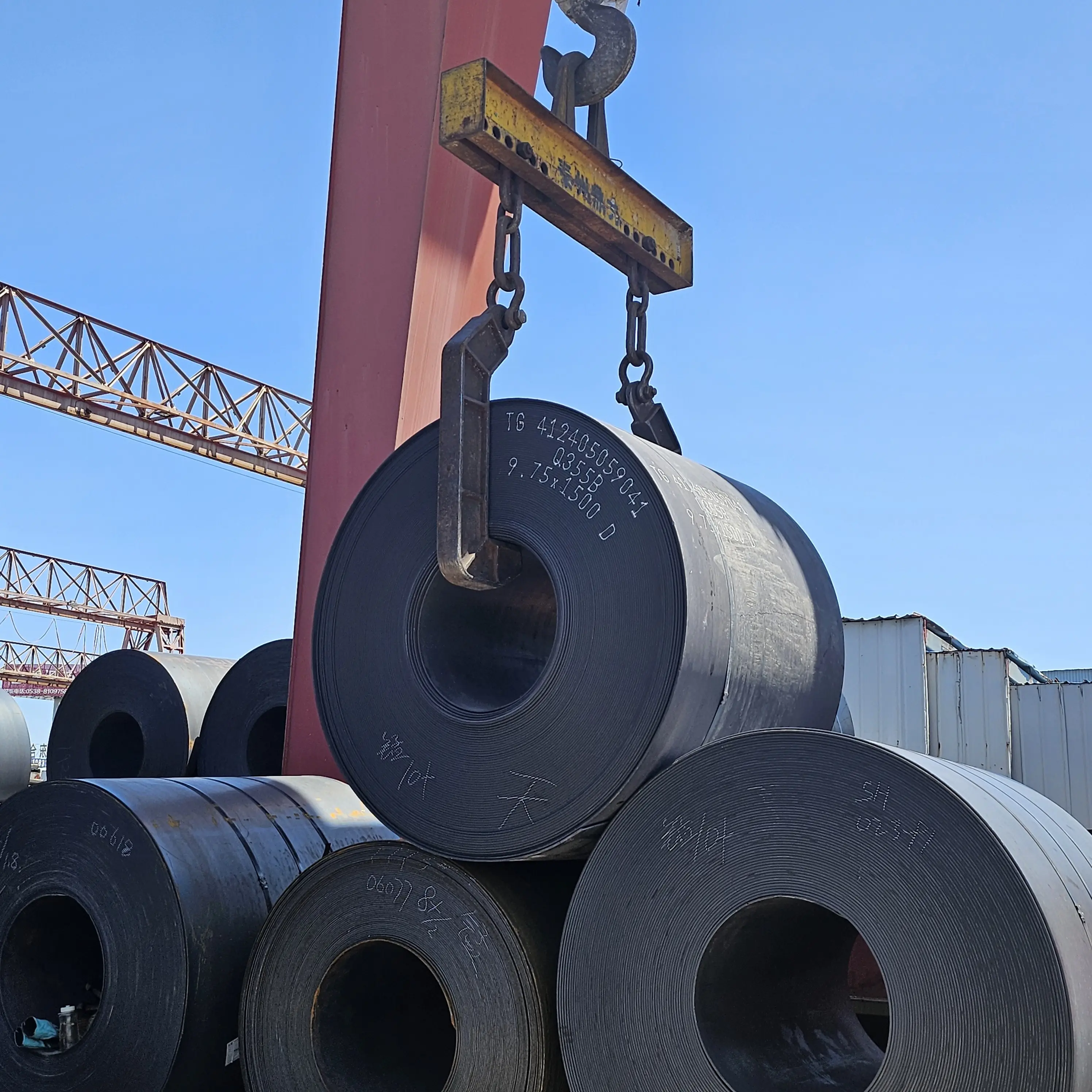 High quality 600-2000mm carbon steel coil metal materials q235 hot rolled steel coil for construction