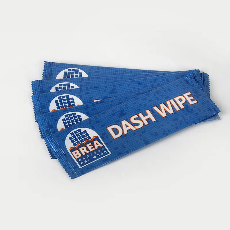 Car Wash Cleaning wipes individual dash wipes mini pack disposable car wash dash wipes