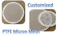 Componentes de Filtración de PTFE para Laboratorio con Diseño Roscado, Disco de Filtración de PTFE Resistente a Químicos para Filtros de Bomba, Componente de Filtro de PTFE