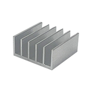 Dissipateur thermique en aluminium, profil 22x10mm, alliage 6061, surface brossée, pour le refroidissement électronique - Product Image 2