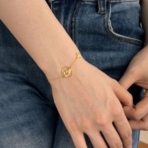 Dylam Trendy S925 Silver Tarnish Free Rhodium 18K Gold Plated Link Chain Earth Airplane Pendant <b>Bracelet</b> for Women Dress up - Product Image 3