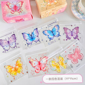 Sacs auto-scellants portables Luobin 11x11cm, transparents, pour le stockage des aliments, l'emballage de cadeaux, les collations, les biscuits, les voyages - Product Image 2