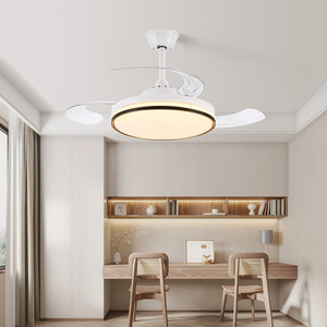 Ventiladores De Techo De <span class=keywords><strong>Aspas</strong></span> Plegables Ventilador De Techo Invisible Retráctil De 42 Pulgadas Para Niños Con Luz Para Habitación De Niños - Product Image 3