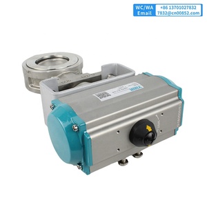 Vanne papillon pneumatique à double excentricité à double action pour les fluides gazeux pour les conduites de vapeur de tailles DN15 DN20 DN25 DN32 DN50 <span class=keywords><strong>DN65</strong></span> - Product Image 6