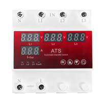 Protecteur de tension automatique ATS 4P AC Kampa, protecteur de surtension/sous-tension avec affichage LCD 2 KVA 50/60Hz