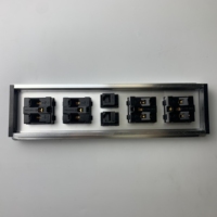 Boîte de prise escamotable en alliage de zinc, prix avantageux, pour mobilier de bureau, vente en gros, utilisable dans les bureaux et les tables d'ordinateur, prise 230V