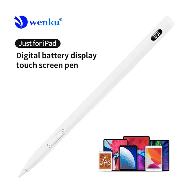 Power Display Stylus Pen for Tablet Chargeable Touch Pen for iPad Capacitive Screen Pen Active Stylus Pencil for Touch Screen