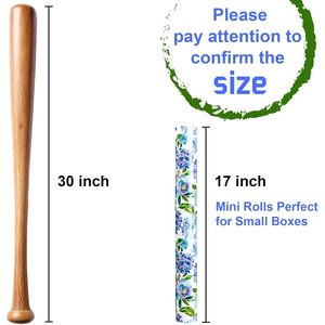 Floral Gift Wrapping <b>Paper</b> Roll Watercolor Blue Hydrangea Design 46.5 Sq Ft Eco-Friendly Craft Wedding Bridal Shower - Product Image 3