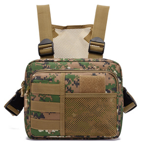 Borsa da Petto Mimetica, Gilet da Corsa Leggero, Zaino Sportivo per Esterni, Borsa Funzionale Stile Tattico, Borsa Utilitaria Unisex - Product Image 4