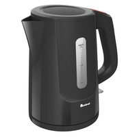 Bouilloire électrique sans fil en plastique de conception brevetée, nouvelle conception, 1,7 L, vente chaude