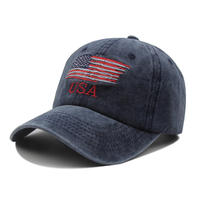 Casquette de baseball en PVC style européen et américain, effet vieilli, visière courbée, texte alphanumérique personnalisé, broderie machine, tendance