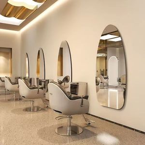 Espejo Colgante Network Red Hot Dye para Salón de Belleza, Barbería y Espejo de Maquillaje para Sala de Estar, Dormitorio y Uso en Centros Comerciales - Product Image 1