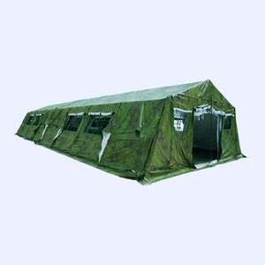 Nueva Carpa de Verano Personalizada Grande de Una Habitación, Portátil, Impermeable, Color Verde Militar, para 40 Personas, Alojamiento para Comando de Base - Product Image 1