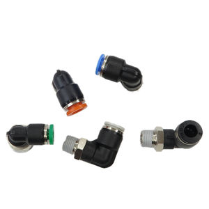 ข้อต่อนิวเมติกส์ <span class=keywords><strong>PL</strong></span> แบบเกลียวตัวผู้,ข้อต่อท่อพลาสติกข้อศอกเชื่อมต่อแบบ <span class=keywords><strong>PL</strong></span> - Product Image 3