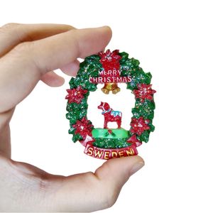 Pegatina magnética para refrigerador con diseño de caballo de Troya navideño, decoración de viaje, pegatina magnética para refrigerador, resina tridimensional 3D - Product Image 3