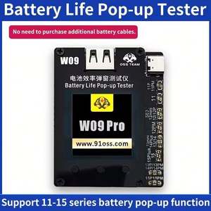 OSS W09 Pro V3 Testeur d'efficacité <span class=keywords><strong>de</strong></span> batterie Pop-up pour <span class=keywords><strong>IPhone</strong></span> 11-15 Series Solve Window Pop-up Modifier la réparation <span class=keywords><strong>de</strong></span> l'efficacité <span class=keywords><strong>de</strong></span> la batterie - Product Image 5