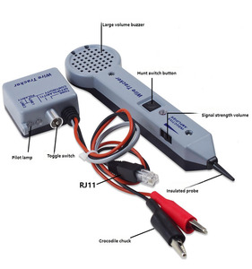 Traceur de câbles réseau SY-460, testeur de câbles, générateur de tonalité, amplificateur inductif, volume réglable, prise en charge VLAN, RJ-45 - Product Image 5