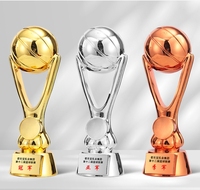 Trophées en résine sportive personnalisés Hypercrafts, médailles en cristal or, argent, bronze pour le football, le soccer, le basketball, impression UV