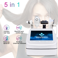 Discount Price 5 in 1 Multi Function HD Detector Scalp Care Device Massage Comb Spray Hair Analyzer Machine for Damaged Hair