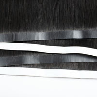 Extensions de cheveux russes 100 % naturels à cuticules intactes, double épaisseur, Remy, à bandes adhésives, 14-24 pouces, vente en gros