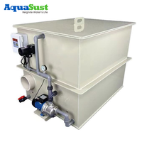 Aquasut - Microfiltre en boîte PP à économie d'énergie contrôlé par PLC 200 Mesh - Filtre à tambour rotatif