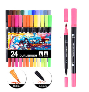 Dual Tip <b>Calligraphy</b> & Watercolour Art Markers <b>Pen</b> Set 60/80/100 Colors for Adult Colouring Books - Product Image 4
