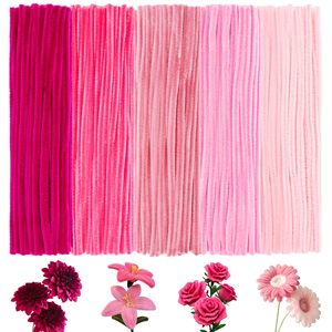 Festival Red Pipe Cleaners for Every Celebration-Christmas Valentine's <b>Crafting</b> <b>Kit</b> with 6mm Pieces - Product Image 1