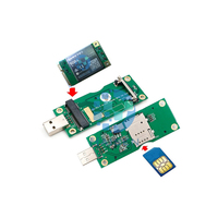 HAISEN Mini modul 4G PCI-E ke USB Adpater dengan Slot SIM untuk EC20 EC25 EC21 SIM7600 EG25 EP06