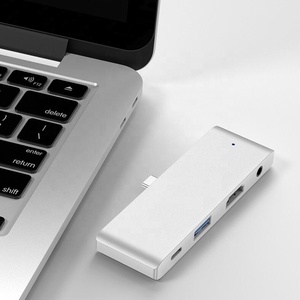 Adattatore del Hub di USB C per <span class=keywords><strong>2018</strong></span> <span class=keywords><strong>iPad</strong></span> <span class=keywords><strong>Pro</strong></span> tipo Dongle dell'adattatore di C con la presa della cuffia di USB 3.0 e di 3.5mm della tassa del PD 18W di 4K HDTV USB-C - Product Image 5
