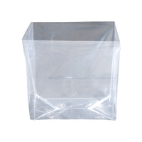 Groothandel op maat gemaakte transparante voedselveilige PE/LDPE plastic zakken met vierkante bodem en gusset voor brood, fruit en voedselverpakkingen